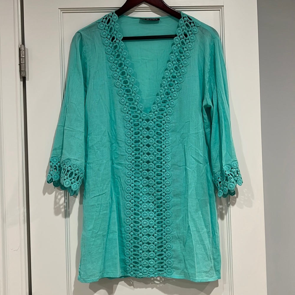 La Blanca Swim Island Fare V-Neck Cover-Up